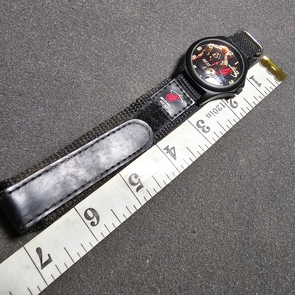 Game Time Miami Heat Quartz Watch Black With Bkack Nato Strap Working shows sign - Picture 9 of 9